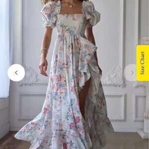Selkie Cotswald Ruffle Gown size XS NWT